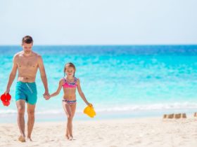 Father and daughter at the beach (Photo: Shutterstock)