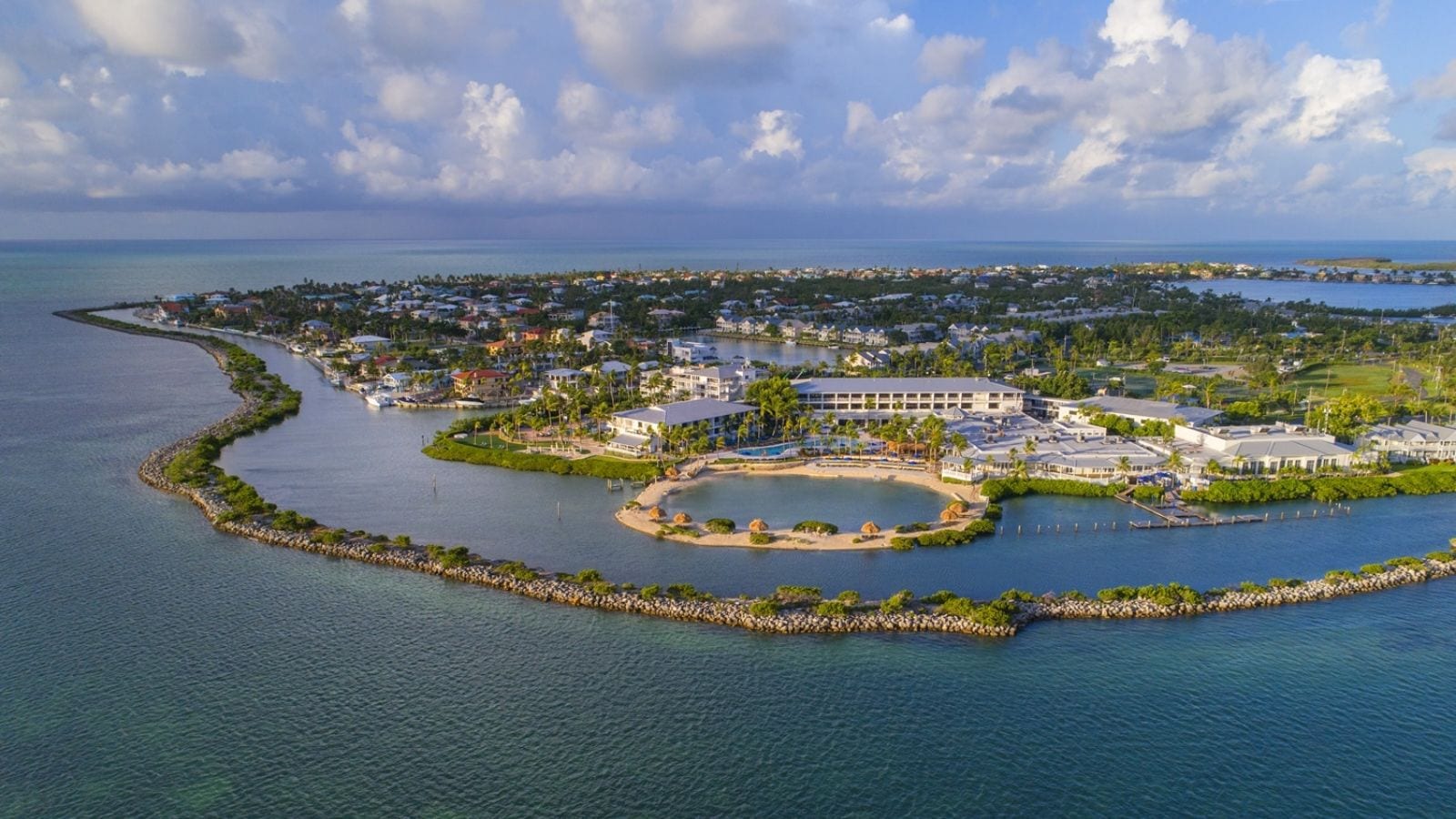 Aerial view of Hawks Cay Resort (Photo: Hawks Cay)