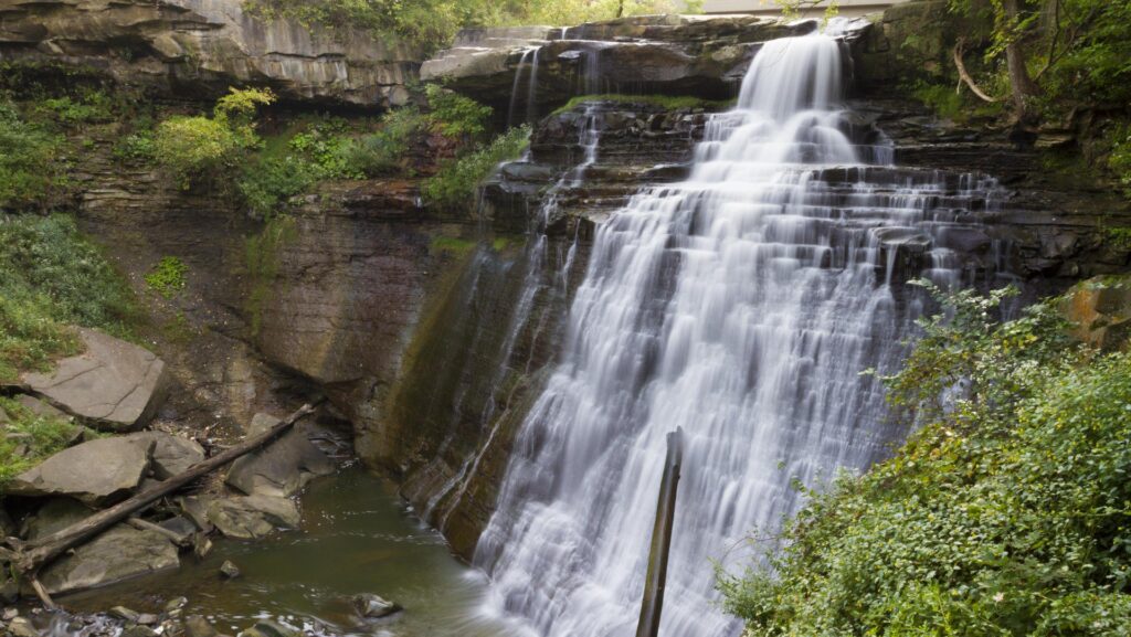 An image of Brandywine Falls at Cuyahoga Valley National Park 