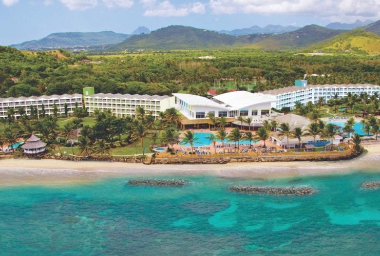 Aerial view of Coconut Bay all-inclusive resort (Photo: Coconut Bay)