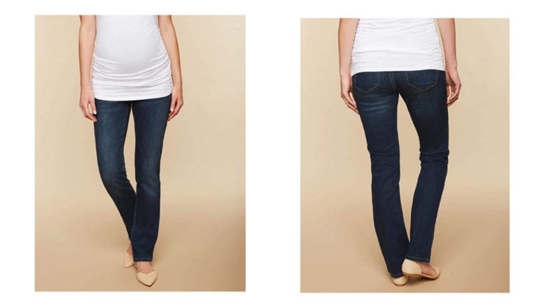 best petite maternity jeans