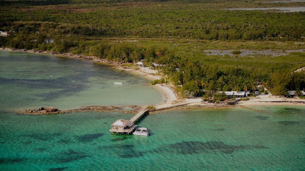 Aerial view of Small Hope Bay Lodge (Photo: Small Hope Bay Lodge)