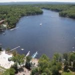 Aerial view of Woodloch Pines All Inclusive Family Resort (Photo: Woodloch Pines)