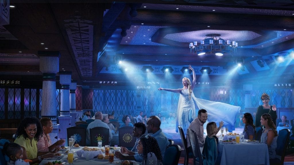 Artist rendering of Arendelle: A Frozen Adventure on Disney Wish (Photo: Disney Cruise Line)