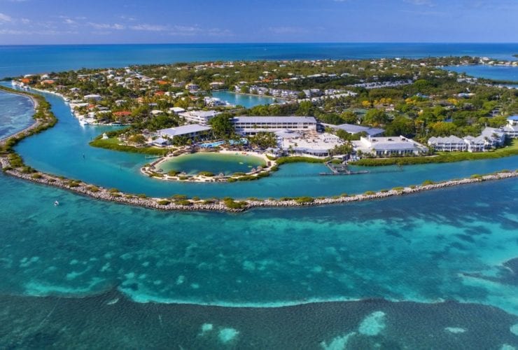 Aerial view of Hawks Cay Resort in the Florida Keys (Photo: Hawks Cay Resort)