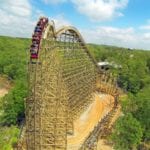 Wooden roller coaster at Silver Dollar City in Branson, Missouri (Photo: Silver Dollar City)