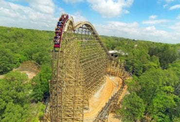 Wooden roller coaster at Silver Dollar City in Branson, Missouri (Photo: Silver Dollar City)