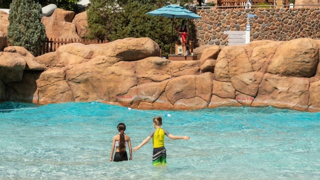 Disney water parks wave pool at Blizzard Beach (Photo: Kent Phillips)