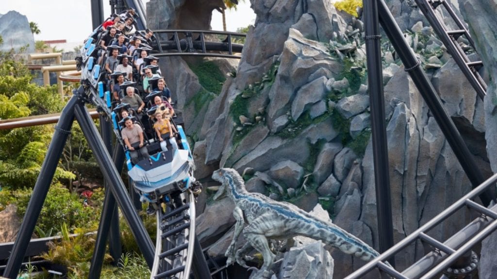 Jurassic World VelociCoaster at Universal Orlando (Photo: Universal Orlando Resort)