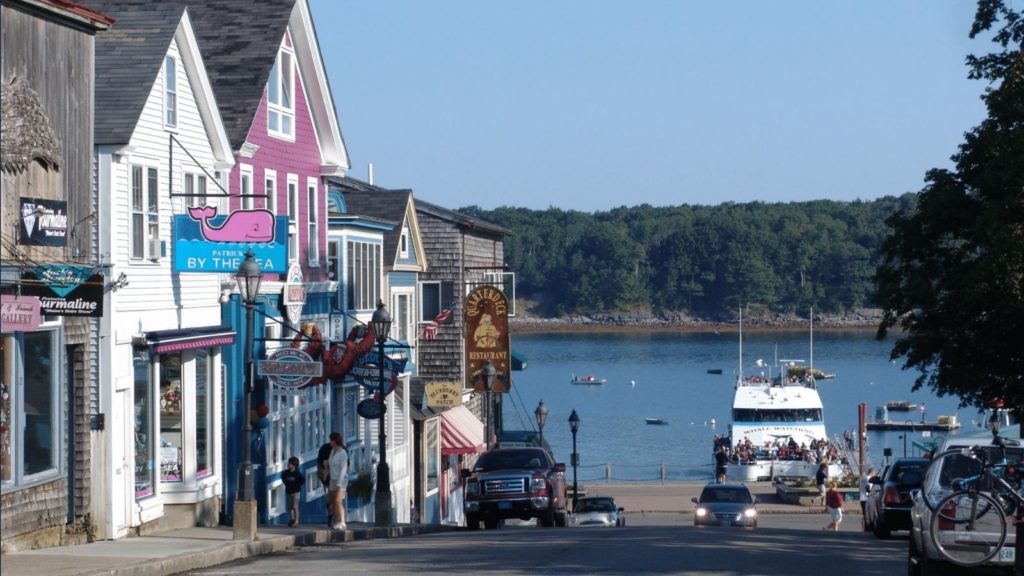 Main Street in Bar Harbor (Photo: Bar Harbor Chamber of Commerce)