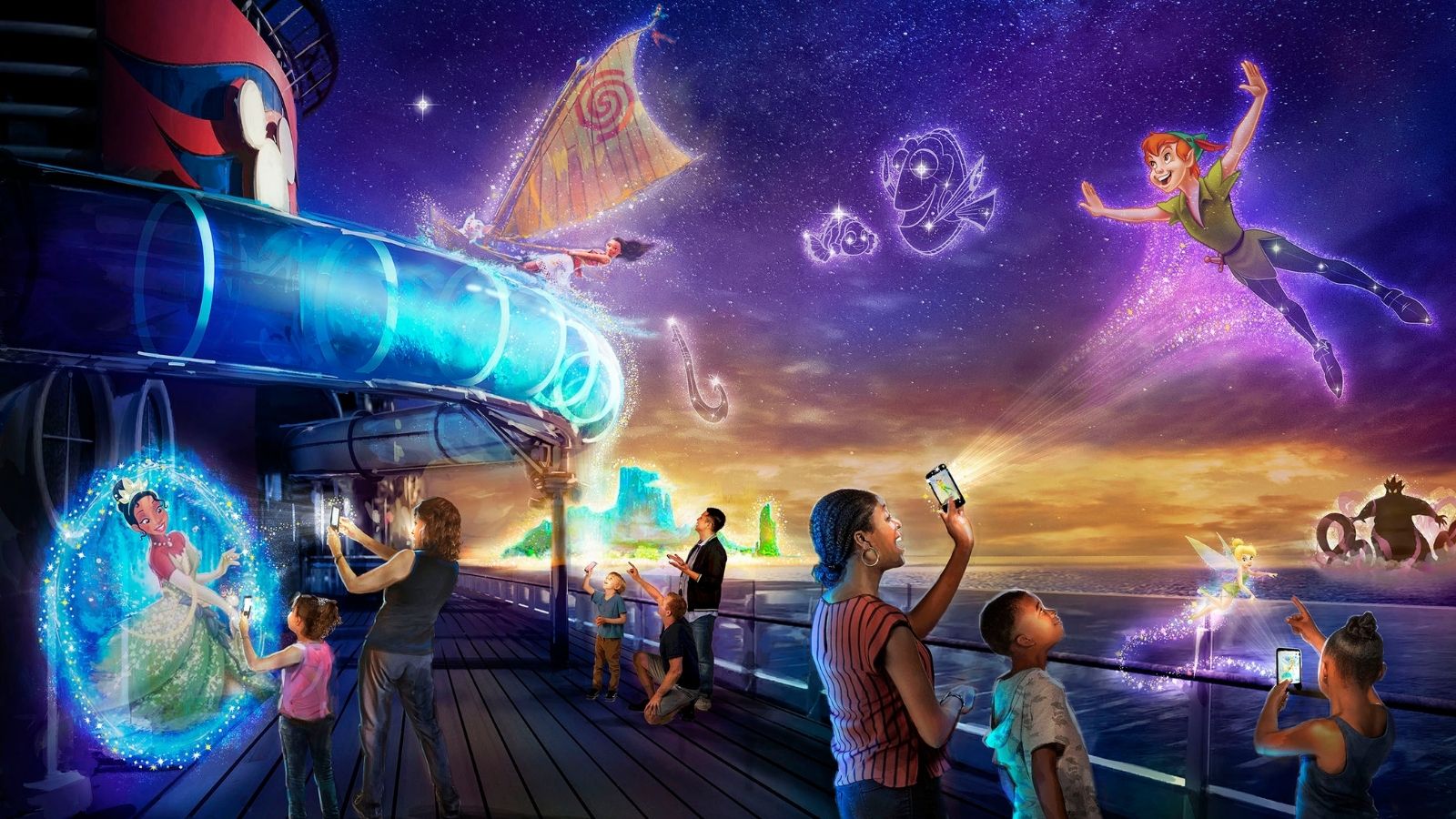 Artist rendering of Disney Uncharted Adventure (Photo: Disney Cruise Line)
