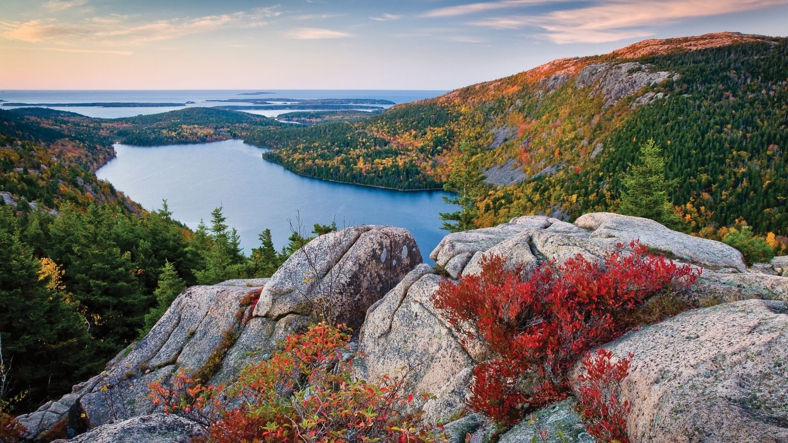 Autumn in New England's Acadia National Park (Photo: Maine Office of Tourism)