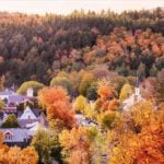 Brilliant fall foliage in Stowe, Vermont (Photo: Mark Vandenberg)