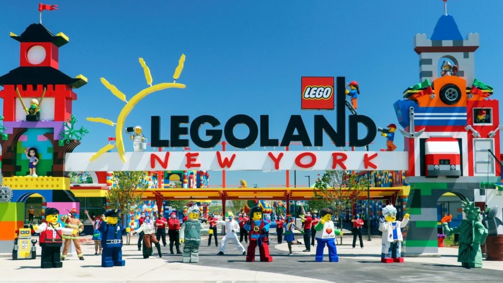 LEGOLAND New York entrance, a family vacation destination in New York