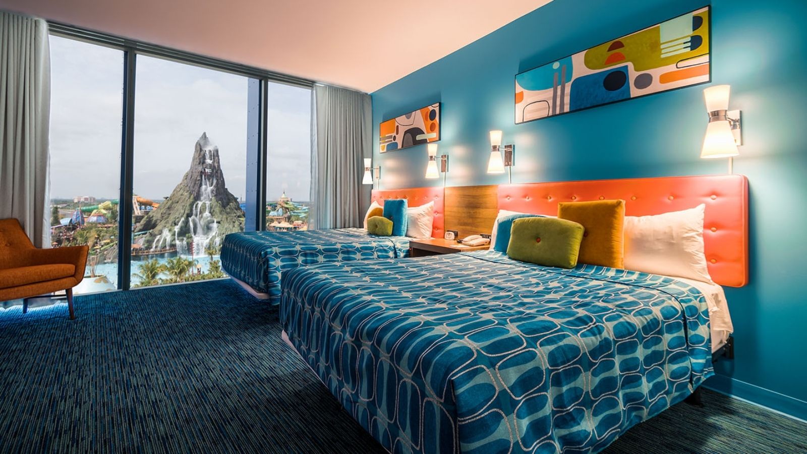 View of Volcano Bay water park from Universal's Cabana Bay Resort (Photo: Universal Orlando)