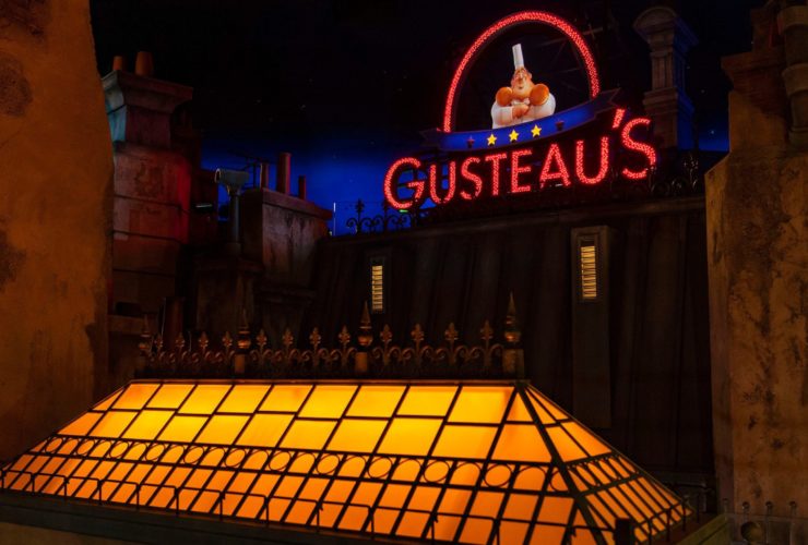 Remy's Ratatouille Adventure at EPCOT: Gusteau magically invites guests to join Chef Remy for a special meal in the attraction queue for Remy’s Ratatouille Adventure at EPCOT at Walt Disney World Resort in Lake Buena Vista, Fla. (Matt Stroshane, photographer)