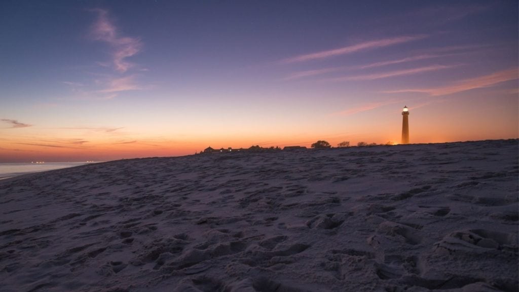 Matahari terbenam di Cape May, New Jersey (Foto: @kgsphoto via Twenty20)