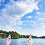 Boats on the water at Woodloch Resort in the Poconos (Photo: Woodloch)