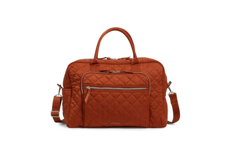 Vera Bradley Weekender Travel Bag in Toasted Terracotta