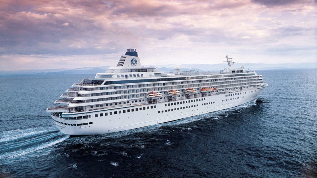 Crystal Symphony at Sea (Photo: Crystal Cruises)