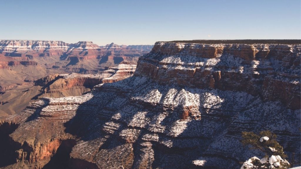 Winter at the Grand Canyon's South Rim (Photo: Xanterra)