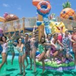 The AquaNick water park team at Nickelodeon Hotels and Resorts Rivera Maya (Photo: Karisma Hotels)
