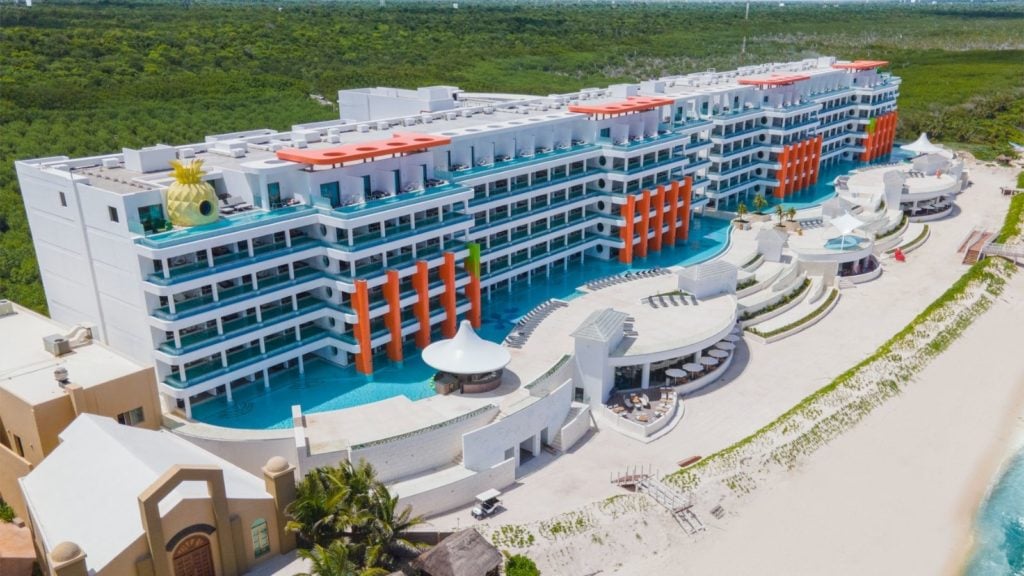 Every room has a beachfront pool at Nickelodeon Hotels and Resorts Rivera Maya (Photo: Karisma Hotels)