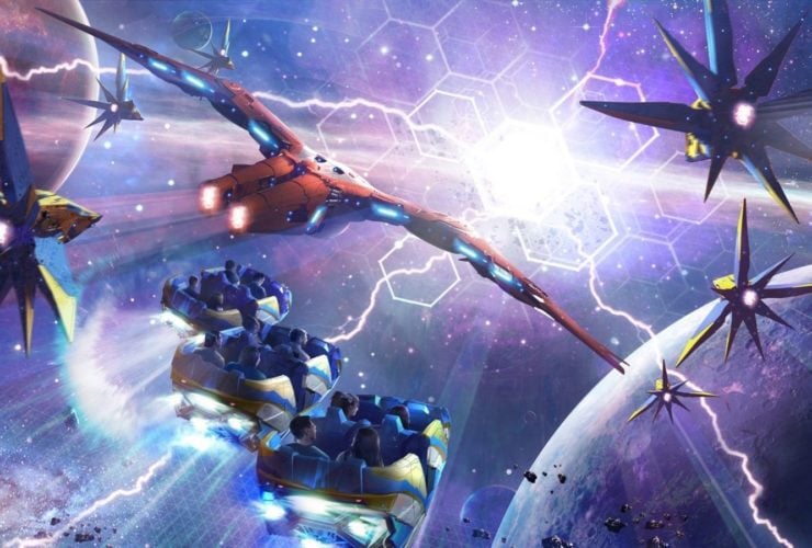 Artist concept rendering in Guardians of the Galaxy: Cosmic Rewind (Photo: Disney)