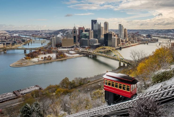 Duquesne Incline overlooking Pittsburgh (Photo: J.P. Diroll)