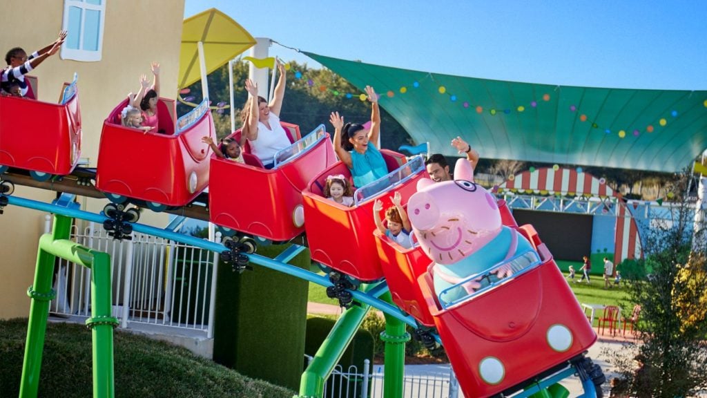 Daddy Pig's Roller Coaster at Peppa Pig Theme Park (Photo: Peppa Pig Theme Park)