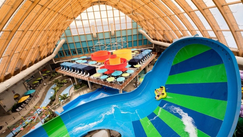 The water park includes seven water slides (Photo: Kartrite Resort & Indoor Waterpark)