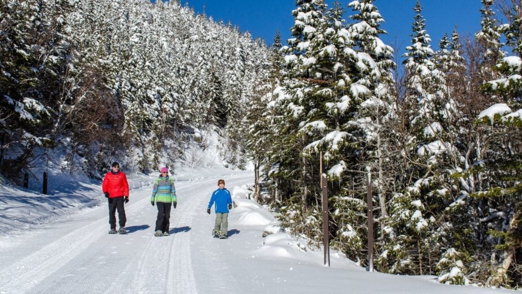 Snowshoeing in the White Mountains (Photo: VisitNH)