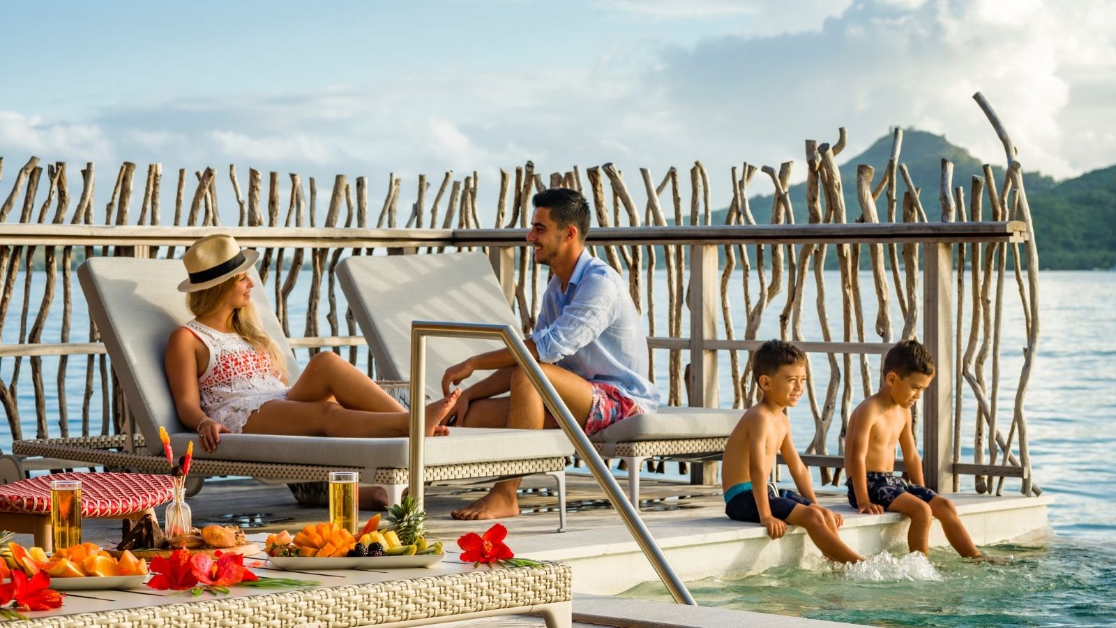Family at InterContinental Bora Bora Resort and Thalasso Spa (Photo: IHG)