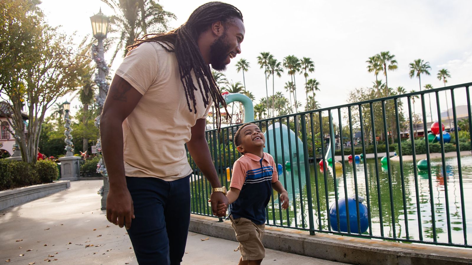 Father and son at Disney's Hollywood Studios (Photo: Steven Diaz)