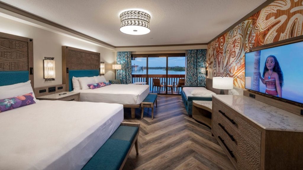 Guest rooms at Disney’s Polynesian Village Resort (Photo: Kent Phillips)