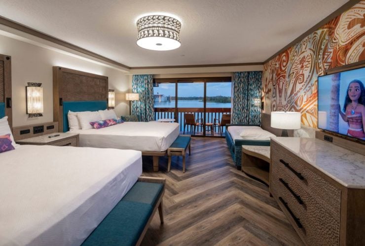 Guest rooms at Disney’s Polynesian Village Resort (Photo: Kent Phillips)