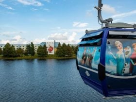 Skyliner with Disney's Art of Animation Resort in the background (Photo: David Roark)