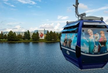 Skyliner with Disney's Art of Animation Resort in the background (Photo: David Roark)