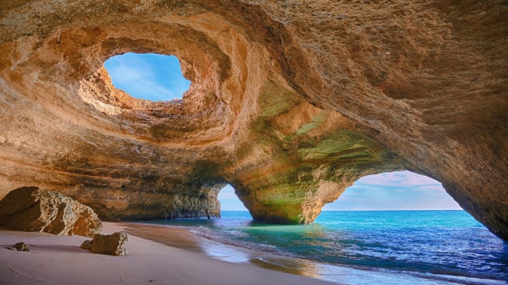 Benagil Cave in The Algarve (Photo: Bruno Carlos / Algarve Tourism Bureau)