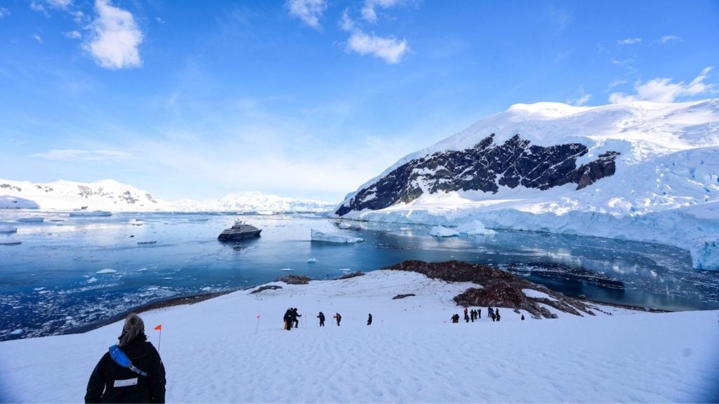 Hiking in Antarctica (Photo: Scenic Luxury Cruises and Tours)