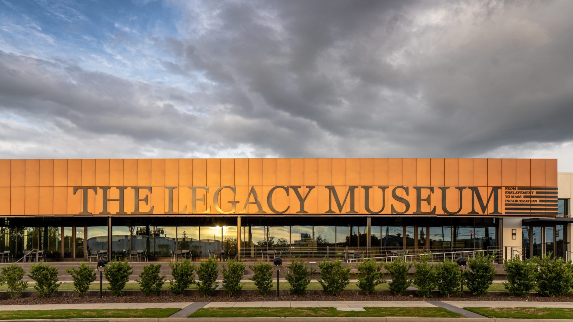 exterior picture of The Legacy Museum in Montgomery Alabama