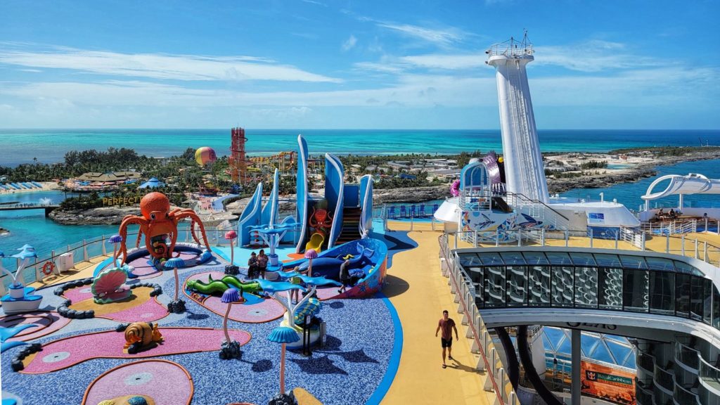 Wonder Playscape with Perfect Day at CoCo Cay in the background (Photo: Jeff Bogle)