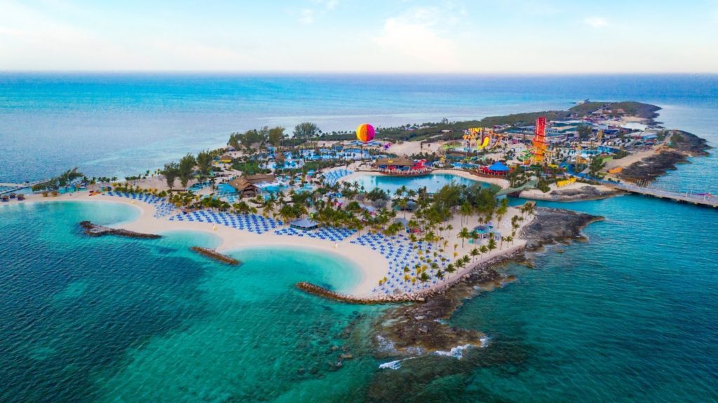 Aerial view of Perfect Day at CocoCay (Photo: Adam Hendel)