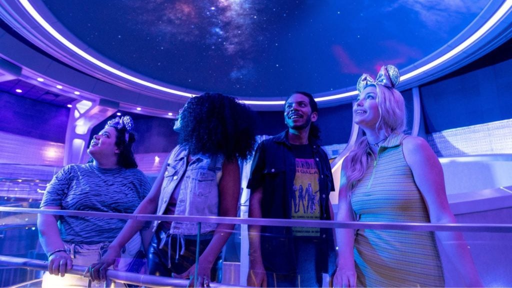 Exploring the Galaxarium on the Guardians of the Galaxy ride (Photo Kent Phillips)