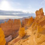 Bryce National Park rocks lit up by the sun. National parks are a Globus tour itinerary