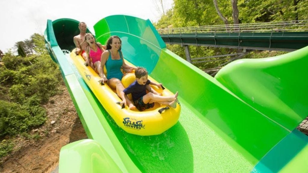 River Rush Drop a 9 Dollywood's Splash Country (Foto: Dollywood)