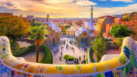 View of the city from Park Guell in Barcelona, Spain (Photo: Shutterstock)