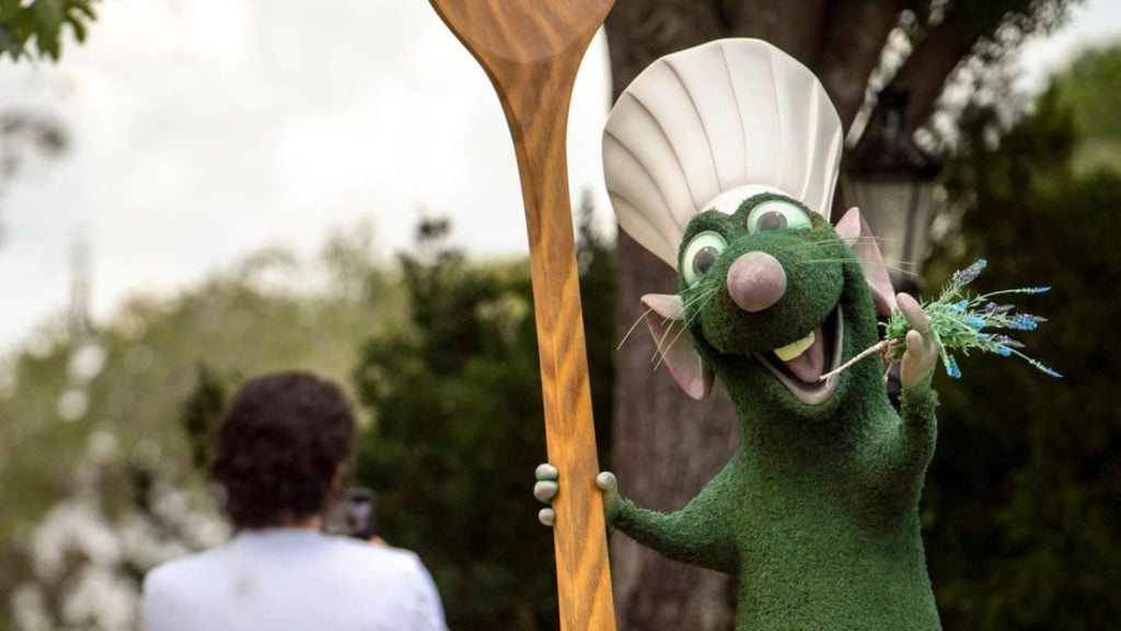 Remy welcomes guests to the EPCOT International Food and Wine Festival (Photo: Disney)
