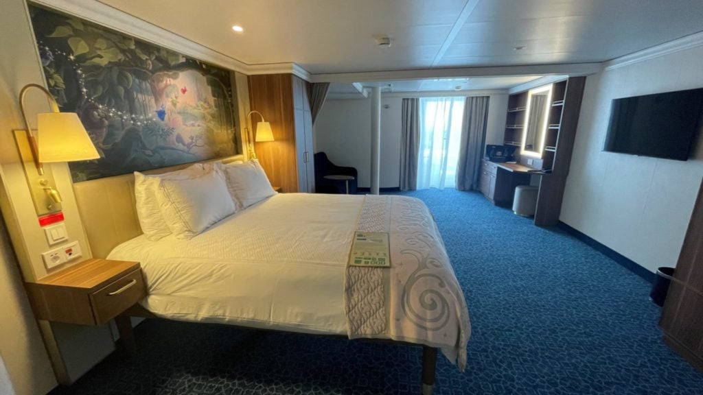 The accessible staterooms on the Disney Wish are among the most expansive we’ve ever seen on a Disney ship (Photo: Dave Parfitt)