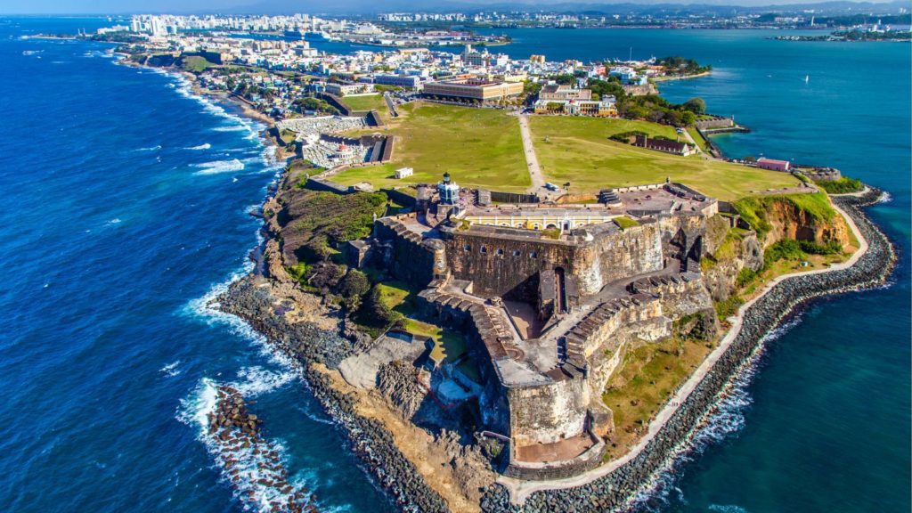 Aerial view of Castillo San Felipe del Morro in Old San Juan, Puerto Rico (Photo: Shutterstock)